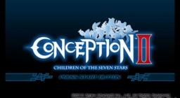 Conception II: Children of the Seven Stars Title Screen